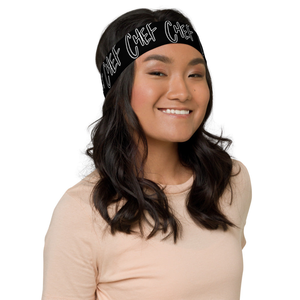 Black “Chef” Headband